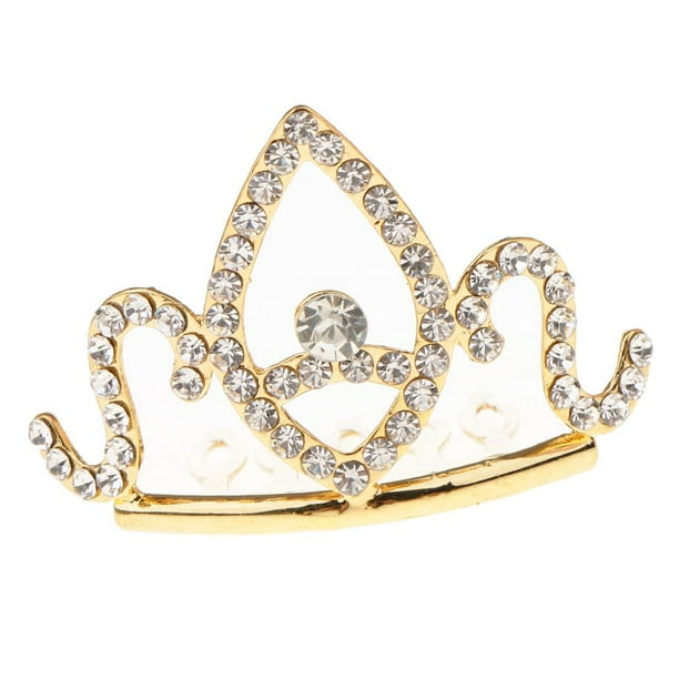 para Niñas con Accesorios para El Cabello de Princesa para Niñas de Flores Oro Soledad Princesa Tiara Crown con peine