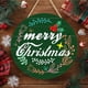 thumbnail image 5 of 15x15cm Wooden Christmas Tree Hanging Wooden Cutting Piece Circular Decoration Hanging Christmas DIY Crafts Pendant, 5 of 6