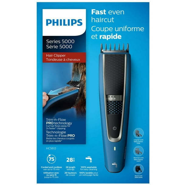 Philips Hairclipper Series 5000 with Trim-n-Flow PRO Technology
