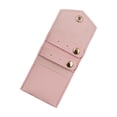 thumbnail image 3 of Organizador de joyas, bolsa de regalo, portátil, plegable, multifuncional, de cuero PU. Rosa, 3 of 9
