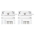 thumbnail image 2 of 2 Pack Heavy Duty Sliding Window Sash Lock, Zinc Alloy Aluminum Alloy Cam Hook Design, Easy Install for Casement, Sliding Windows Enhanced Home Security, 2 of 7