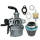 thumbnail image 1 of Suitable for Carburador de motocicleta Pz19 de 19 mm for motor Keihin de 50 cc, 70 cc, 90 cc y 110 cc, Kawasaki KFX 50, 70, 90 y 110 ATV, quad, Dirt Pit Motor Bike, 1 of 6
