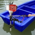thumbnail image 3 of 52CC 2 Stroke Outboard Motor Boat Engine, 2.3HP Fishing Boat Engine Pull Starter w/Air Cooling System for Inflatable Boat, Fishing Boats,Yachts,19.68Inch Shaft Length, 3 of 19