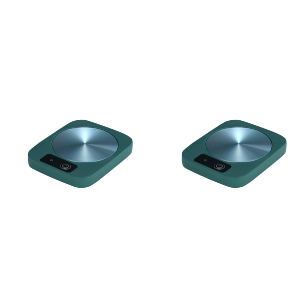 Calentador Eléctrico Tazas Ligero para Oficina en Casa (USB) Verde