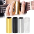 thumbnail image 3 of 70mm Metal Guitar Slide Bar for Acoustic Electric String Instruments, Gold Silver Black Transparent, Finger Slides Accessory, 3 of 7