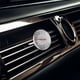 thumbnail image 4 of 2 piezas de reloj decorativo para el interior del coche, termómetro mecánico, accesorios de decoración interior para el coche (rojo), 4 of 6