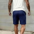 thumbnail image 6 of Thousandth Men's Summer Solid Color Relaxed Chino Shorts Casual Elastic Waist Drawstring Thin Breathable Pocket Shorts for Gym, Running, Basketball, 6 of 7