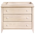 thumbnail image 1 of Pemberly Row Wood 3-Drawer Dresser with Removable Changing Tray in Natural, 1 of 8