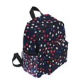 thumbnail image 2 of FORMRS Kids School Backpack with Front Zippered Pocket 12" Student Travel Daypack, Red Starry Pattern, 2 of 6