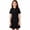 Black, variant on Cethrio Girls Casual Dresses, Summer Collared Mid-length Short Sleeve School Uniform Dresses Pink Size 14-16