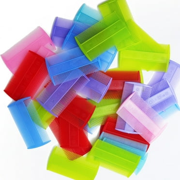 RONYOUNG 40PCS Comb for Cats, Lice Comb for Dogs, Double Sided Cat Comb for Short Hair of Pets or Humans (Assorted Colors)