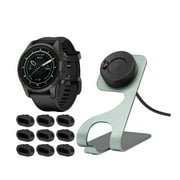Garmin epix Pro Gen 2 Sapphire Edition Smartwatch (Gray) w/Charging Stand Bundle