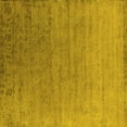 thumbnail image 1 of Ahgly Company Machine Washable Indoor Square Oriental Yellow Industrial Area Rugs, 8' Square, 1 of 4