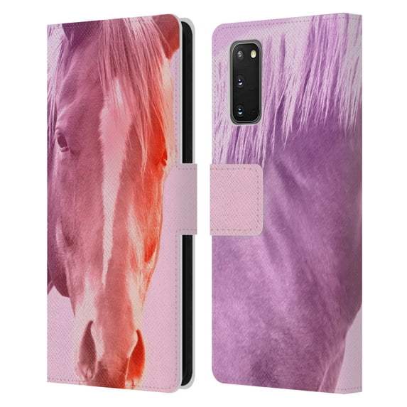 Head Case Designs Officially Licensed Mark Ashkenazi Pastel Potraits Horse Leather Book Wallet Case Cover Compatible with Samsung Galaxy S20 / S20 5G