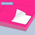 thumbnail image 3 of shiyou-Shipping Labels Stickers, 2"×4" Printable Fluorescent Mailing Labels for Laser/Inkjet Printing- Matte, Permanent Adhesive Sticker (Fluorescent Pink), 3 of 4