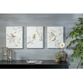 thumbnail image 2 of Gerson Set of Three 16-in H White and Gold Metal Bird Wall Art, 2 of 2