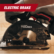 Hyper Tough 20V 6.5in. Brushless Circular Saw, with 2.0Ah Lithium-Ion Battery Pack and Standard Charger, Model Number 41007.2