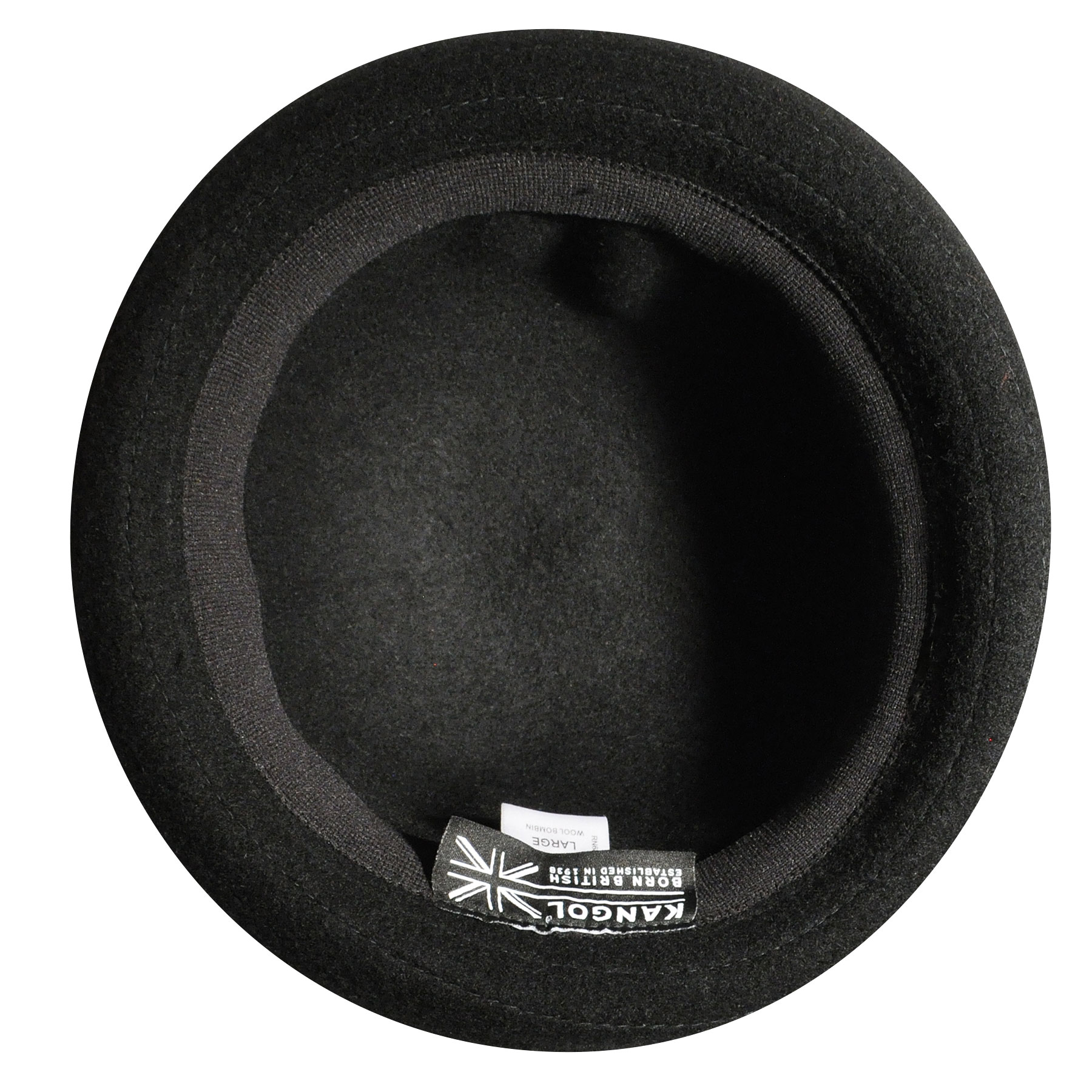 Mens Kangol Wool Bombin Color Black 