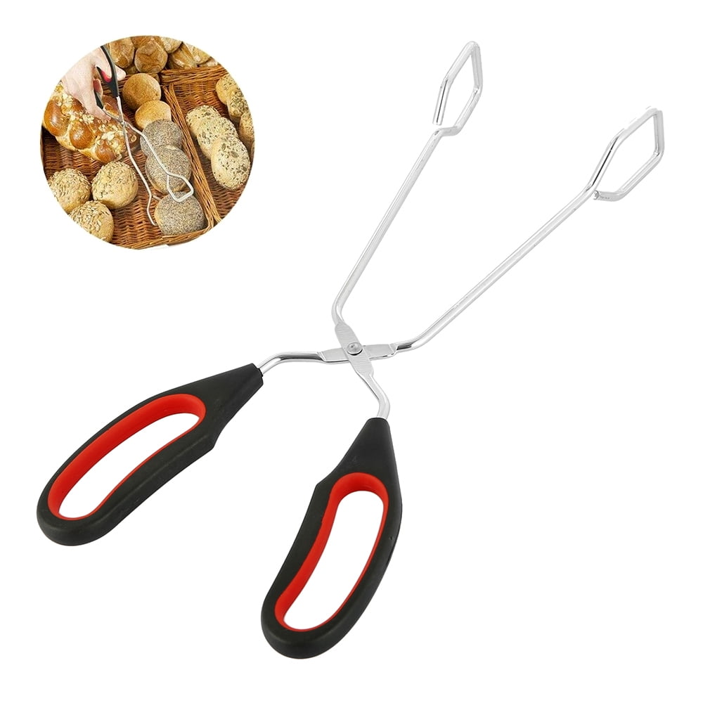 Willstar BBQ Serving Tongs Stainless Steel Scissor Style Salad Dining