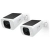 2 Pack eufy SoloCam S40 Solar 2K Wireless Outdoor Security Spotlight Camera