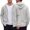 Gray, variant on Mens Sweatshirt Nelozsy Men's Solid Color Half-Zip Hooded Casual Long Sleeve Sweatshirt Gray L
