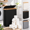 Black-Large, variant on Grey Medium Free Standing Toilet Paper Storage Container Holds Up To 9 Mega Rolls