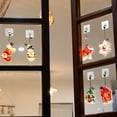 thumbnail image 6 of Sinhoon Christmas Pendant Led Snowman Snowflake House Pendants for Xmas Tree Home Party Front Door Window Wall Hanging Fairy Light Ornament-6PCS, 6 of 11