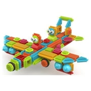 Contixo Bristle Building Blocks for Toddlers and Kids, Educational Sensory 3D STEM Building Toys, 144-Piece Set