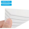 thumbnail image 4 of shiyou-3 x 3 Inch Lined Sticky Notes, 6 Pads/Pack Self-Stick Note Pads 480 Sheets Adhesive Memo Post for Home Office Business, White, 4 of 4