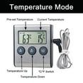 Temperature Monitor, Digital Refrigerator/Freezer with Alarm Settings