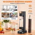 thumbnail image 6 of Sparkling Water Maker, Soda Maker Machine for Home Carbonating, Seltzer Water Starter Kit with 1L Bottle, CO2 Cylinder Compatible, Add Your Flavor, 6 of 7