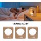 thumbnail image 3 of Despertador digital LED de madera maciza TANGJMXG con luz nocturna, 3 of 5