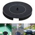 thumbnail image 2 of Solar Water Feature, Multi-Purpose Floating Solar Fountain With 5 Nozzle Variations For Bird Bath, Fish Tank, And Garden (Eco-Friendly, Partial, 2 of 5