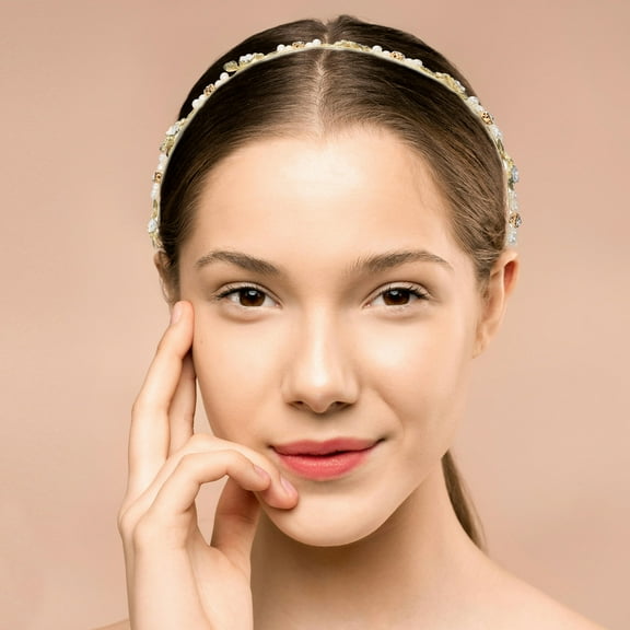 WHAMVOX Wedding Bridal Headband Elegant Headpiece Bride Headband Fashion Hairband Accessories