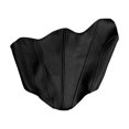 thumbnail image 1 of Mujer Irregular Sin tirantes Top Sin mangas Cremallera Cierre Verano Blusa para Ropa Diaria Negro L, 1 of 5