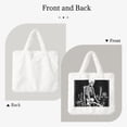 thumbnail image 2 of Yiaed Vintage Black white Plant skull Print Fluffy Shoulder Bag Plush Bags Women Ladies Tote Bag Fluffy White Furry Purse Handbag for Autumn and Winter, 2 of 7