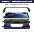 thumbnail image 2 of Case for Samsung Galaxy Tab A9+ 11.0" 2023 SM-X210 / SM-X215 / SM-X2, Kids Friendly Rugged Cover Built-in 360° Rotatable Stand-Hand/Shoulder Strap/Pencil Holder for Galaxy Tab A9 Plus, Navyblue, 2 of 18