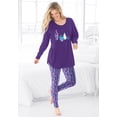 thumbnail image 4 of Dreams & Co. Plus Size 2-Piece Pj Legging Set, 4 of 6