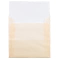 thumbnail image 3 of JAM Paper 5.5x5.5 Translucent Envelopes, Ivory, 25/Pack, Spring Ochre Ivory, 3 of 4