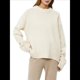 thumbnail image 2 of Suéter de Mujer, Cuello Redondo, Larga, Holgado, Tejido Suave, Dobladillo Acanalado, para Otoño e Invierno. Lechoso Talla Única, 2 of 10