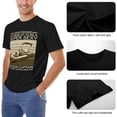 thumbnail image 6 of Sexy Pontoon Captain Classic Men's Cotton Short Sleeve HD Print Tee for Casual T-Shirt Crew Neck Top Black L, 6 of 7