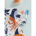 thumbnail image 5 of Baby Boy Swimsuit Rash Guard Shirts Toddler Boy Zipper Swimwear Infant One Piece Bathing Suit, 5 of 6