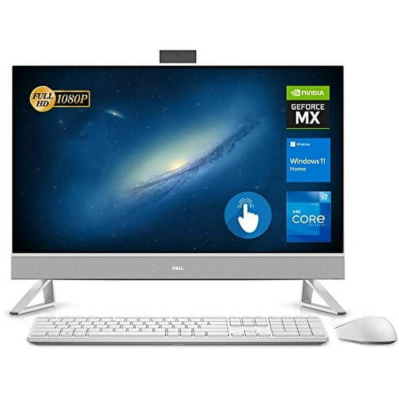 Dell Inspiron 7700 AIO Desktop, 27" FHD Touchscreen, 12th Gen Intel Core i7-1255U Processor, GeForce MX550, 32GB RAM, 1TB SSD, Webcam, HDMI, RJ45, Wi-Fi 6, Wireless KB&Mouse, Windows 11 Home