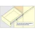thumbnail image 2 of 16 in. Low Profile Side Mount Full Extension Ball Bearing Drawer Slides (10-Pair), 2 of 2