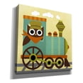 thumbnail image 2 of Epic Graffiti 'Owl Train Conductor' by Nancy Lee, Canvas Wall Art, 37"x37", 2 of 2