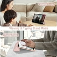 thumbnail image 5 of Fintie Slim Case for iPad Pro 11-inch (M5) 2025 / (M4) 2024 Release M4 Chip, Shockproof Cover with Clear Transparent Back Shell with Built-in Pencil Holder, Rose Gold, 5 of 10