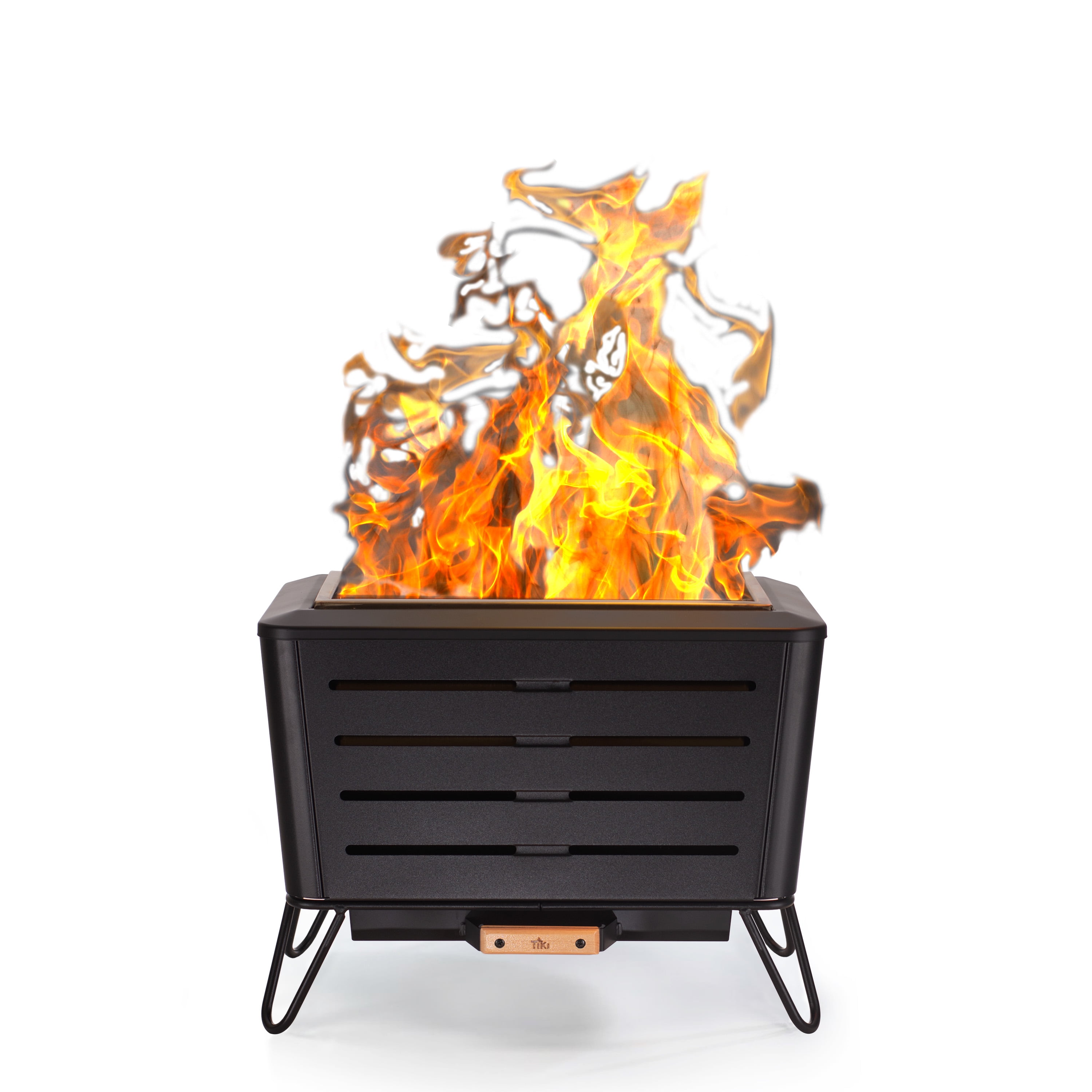 TIKI® Brand 21.5 Inch Retreat Smokeless Fire Pit Metal Black