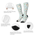thumbnail image 3 of Goofa Cute Cows Pattern Adult Stockings, Color-Block Knee High Socks, Comfortable and Breathable, Soft and Stretchable, Sports, and Decoration, 3 of 6