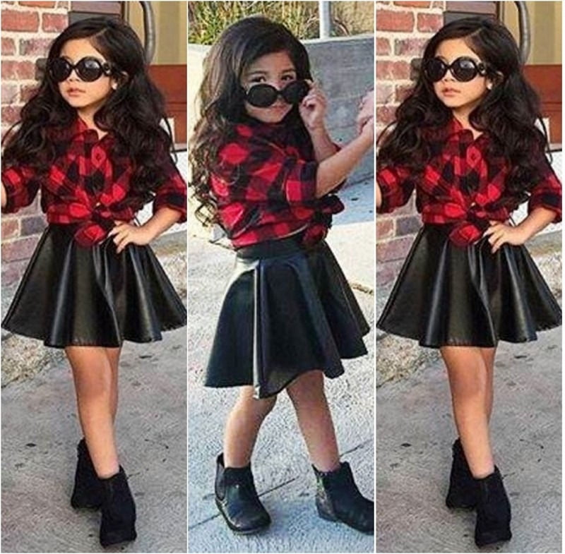 black and red plaid shirt outfit