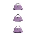 thumbnail image 4 of Destyer Carry All Essentials In Style With Hand Bag Sturdy And Durable Crossbody Bag taro purple 29*19*9*12 3Set, 4 of 6